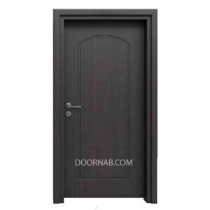 درب اتاق خواب ارزان روکش PVC دودی رنگ کد 1118