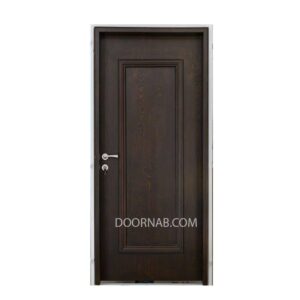 درب اتاقی کلاسیک روکش راش قهوه ای تیره کد 1226