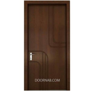 درب اتاقی ارزان روکش PVC گردویی کد 1314
