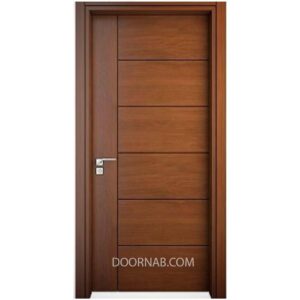 درب داخلی ارزان روکش PVC قهوه ای شیک کد 1319