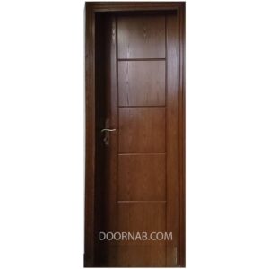 درب داخلی ارزان روکش PVC قهوه ای کد 1320