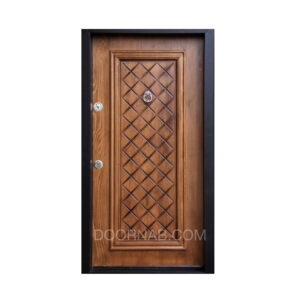 درب ضد سرقت راش طرح لوزی سری کلاسیک کد 221