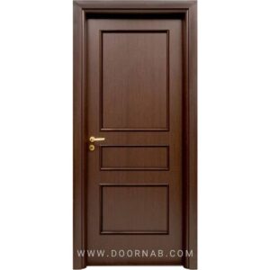 درب اتاقی کلاسیک با رنگ پوششی برجسته قهوه ای کد 1245