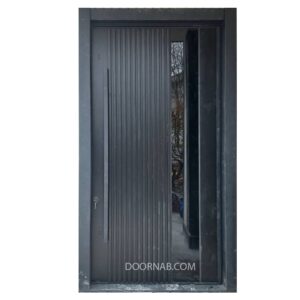 درب پیوت با نمای شیشه و پلی وود کد 560