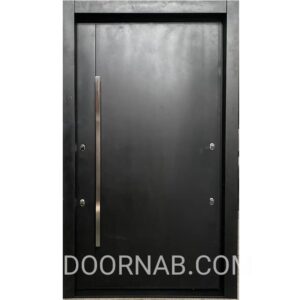درب پیوت فلزی مشکی رنگ کد 539