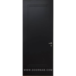 درب اتاق کلاسیک با رنگ مشکی مات کد 1323